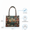 Women’s Multicolor Ethnic Printed Fabric Handbag | Stylish Tote Bag for Office, College & Daily Use