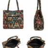 Women’s Multicolor Ethnic Printed Fabric Handbag | Stylish Tote Bag for Office, College & Daily Use