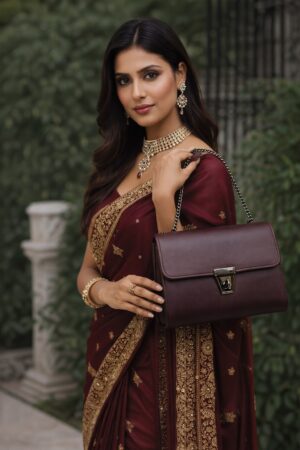 choclaterounda6chain1 Elegant black chain sling bag for women, made with premium PU leather. Perfect for daily use, parties, office, and outings. Lightweight, stylish, and easy to carry.